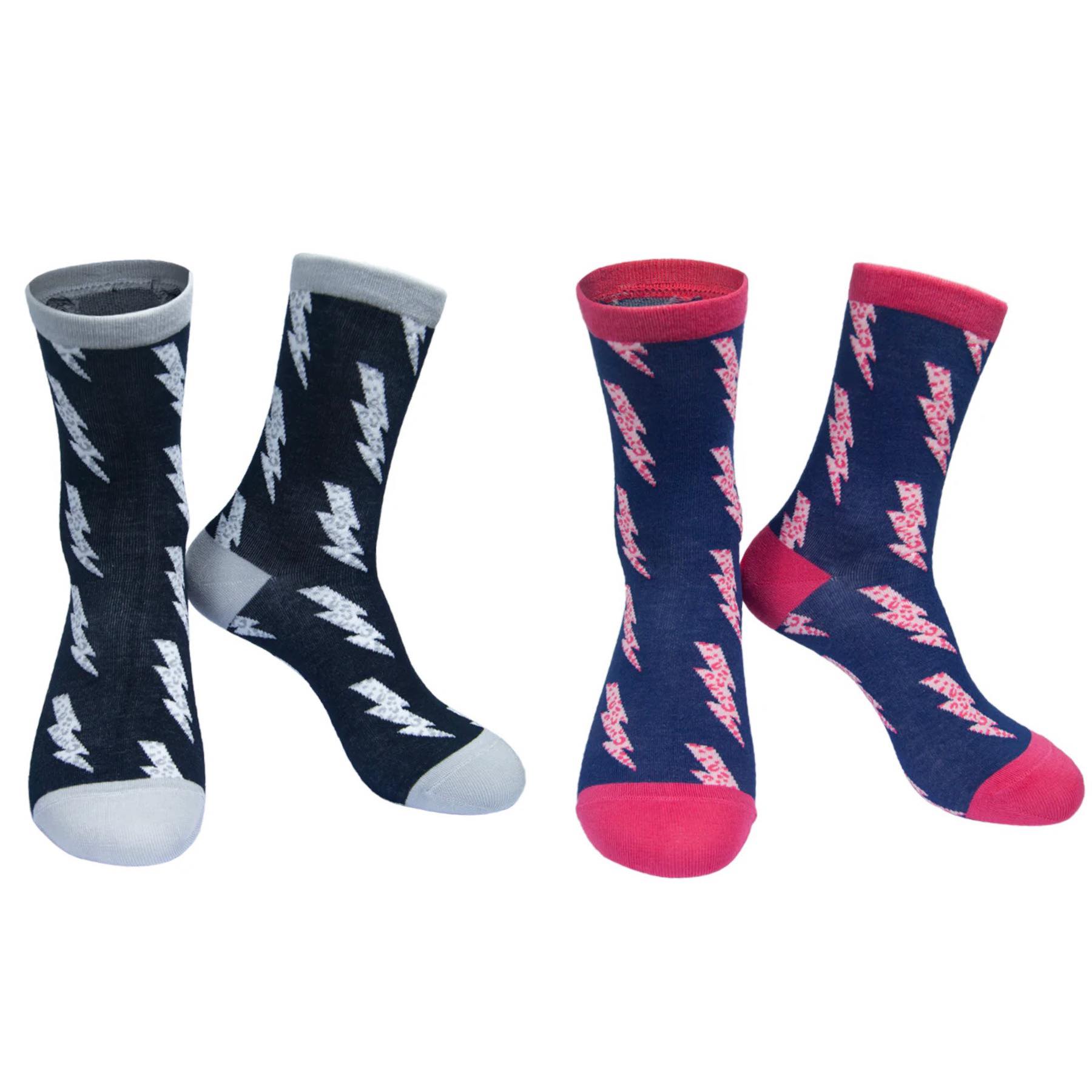 TwoBirds_Leopard-Print-Lightning-Bolt-Socks-£6